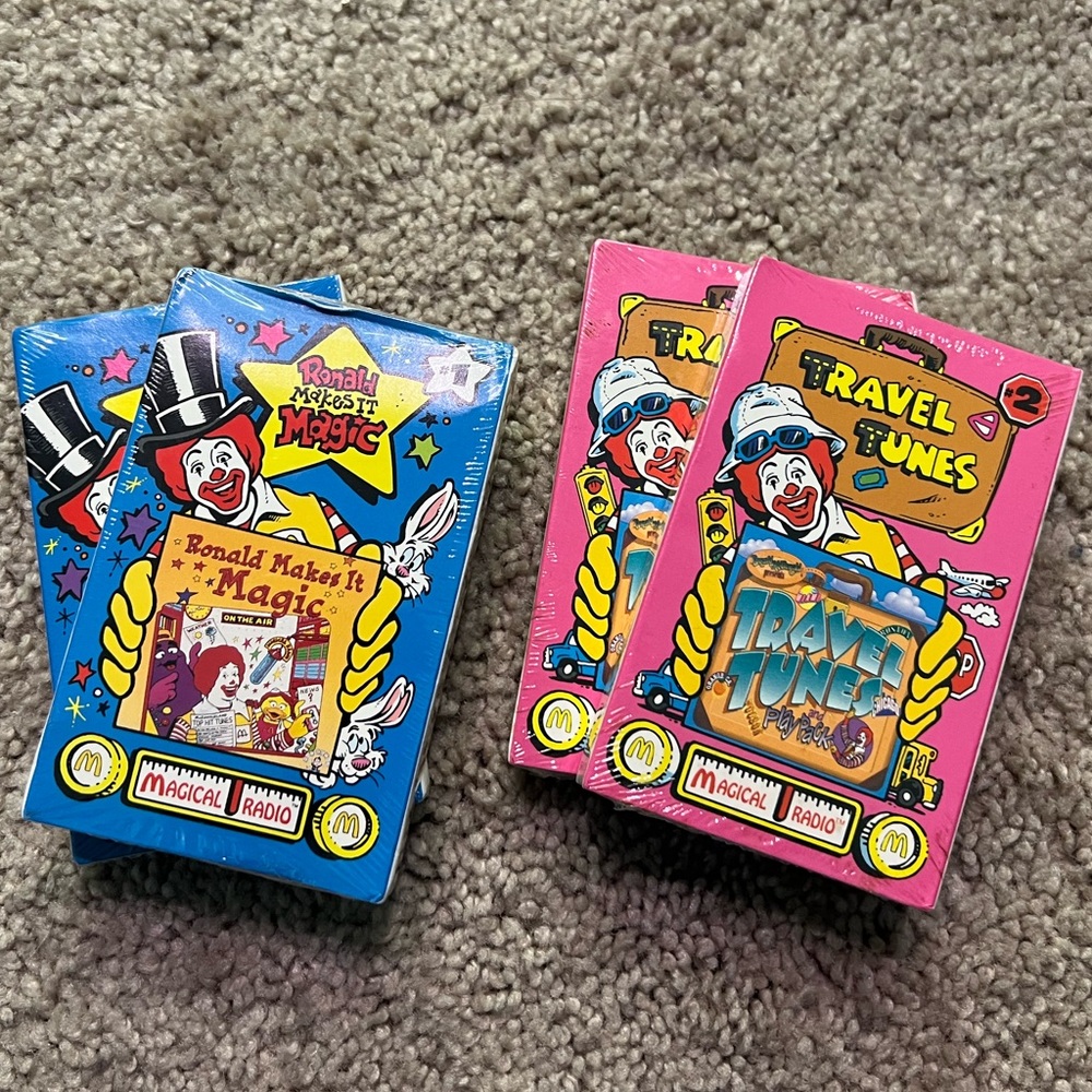 NWT McDonald’s 1995 Collectible Cassettes